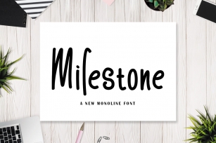 Milestone Font Download