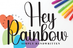 Hey Rainbow Font Download