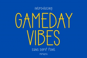Gameday Vibes Font Download