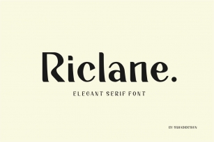 Riclane Font Download