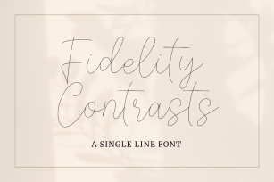 Fidelity Contrasts Font Download