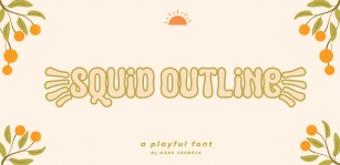 Squid Outline Font Download