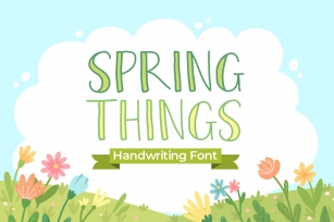 Spring Things Font Download
