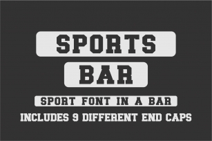 Sports Bar Font Download