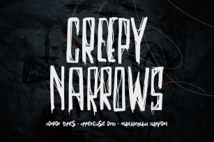Creepy Narrows Font Download