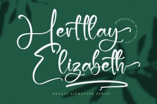 Herttlay Elizabeth Font Download