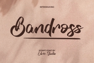 Bandross Font Download