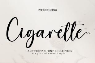 Cigarette Font Download