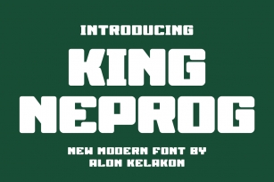 King Neprog Font Download