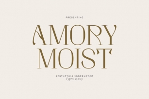 Amory Moist - Aesthetic Modern Font Font Download