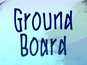 G Ground Board Font Download