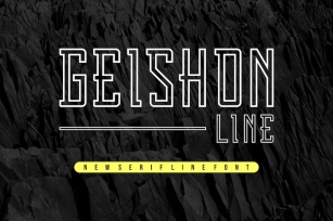 Geishon Line Fonts Font Download