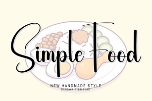 Simple Food Font Download