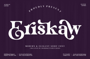 Eriskaw Font Download