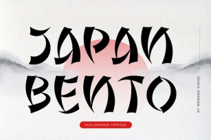 Japan Bento - Japanese Style Display Font Font Download