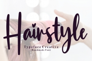 Hairstyle Font Download