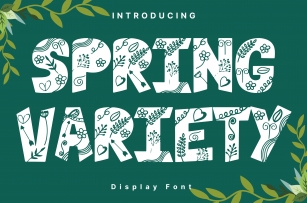 Spring Variety Font Download