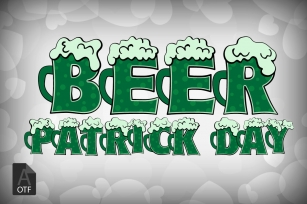 Beer Patrick's Day Font Download