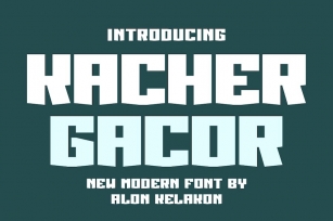 Kacher Gacor Font Download