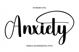 Anxiety Font Download