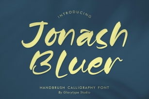 Jonash Bluer Font Download