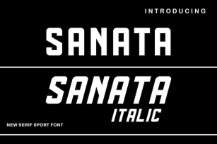 Sanata - Sanata Italic Font Download