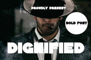 Dignified - Bold Fonts Font Download