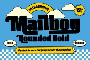 Mailboy - Rounded Bold Font Download