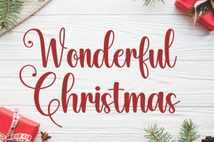 Wonderful Christmas - Christmas Theme Font Font Download