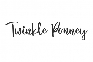 Twinkle Ponney Font Download