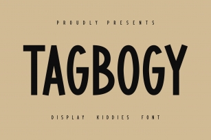 Tagbogy Font Download