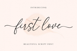 First Love Font Download