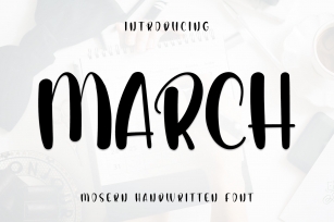 March Font Download