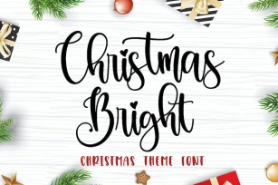 Christmas Bright - Christmas Theme Font Font Download