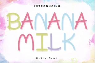 Banana Milk Font Download