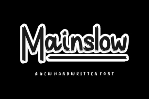 Mainslow Fonts Font Download