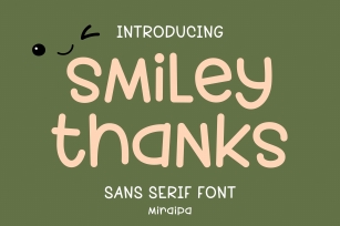Smiley Thanks Font Download