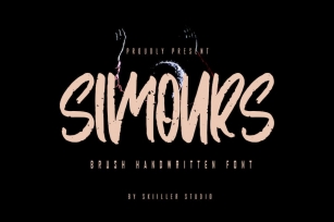 Simours - Brush Handwritten Font Font Download