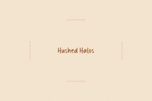 AZ Hushed Halos Font Download