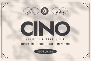 Cino Font Download