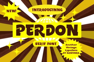 Perdon - Serif Font Font Download