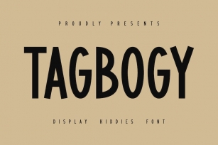 Tagbogy Kids Font Download