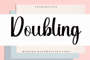 Doubling Font Download