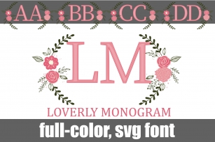 Loverly Monogram Font Download