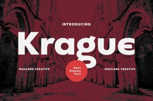 Krague Sans Display Font Font Download