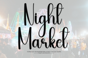 Night Market Font Download