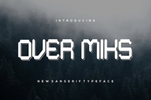 OverMiks- futuristic font Font Download