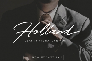 Holland Signature Font Download