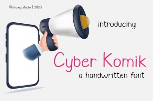 Cyber Komic Handwritte Font Download