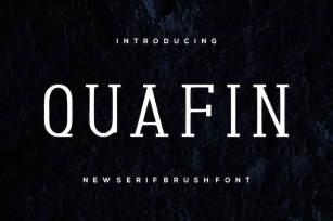 Quafin Fonts Font Download